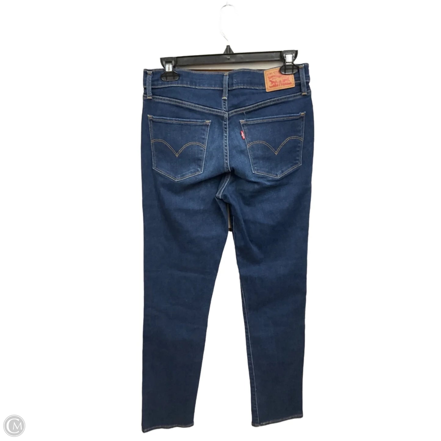 Jeans Straight By Levis In Blue Denim, Size: 6