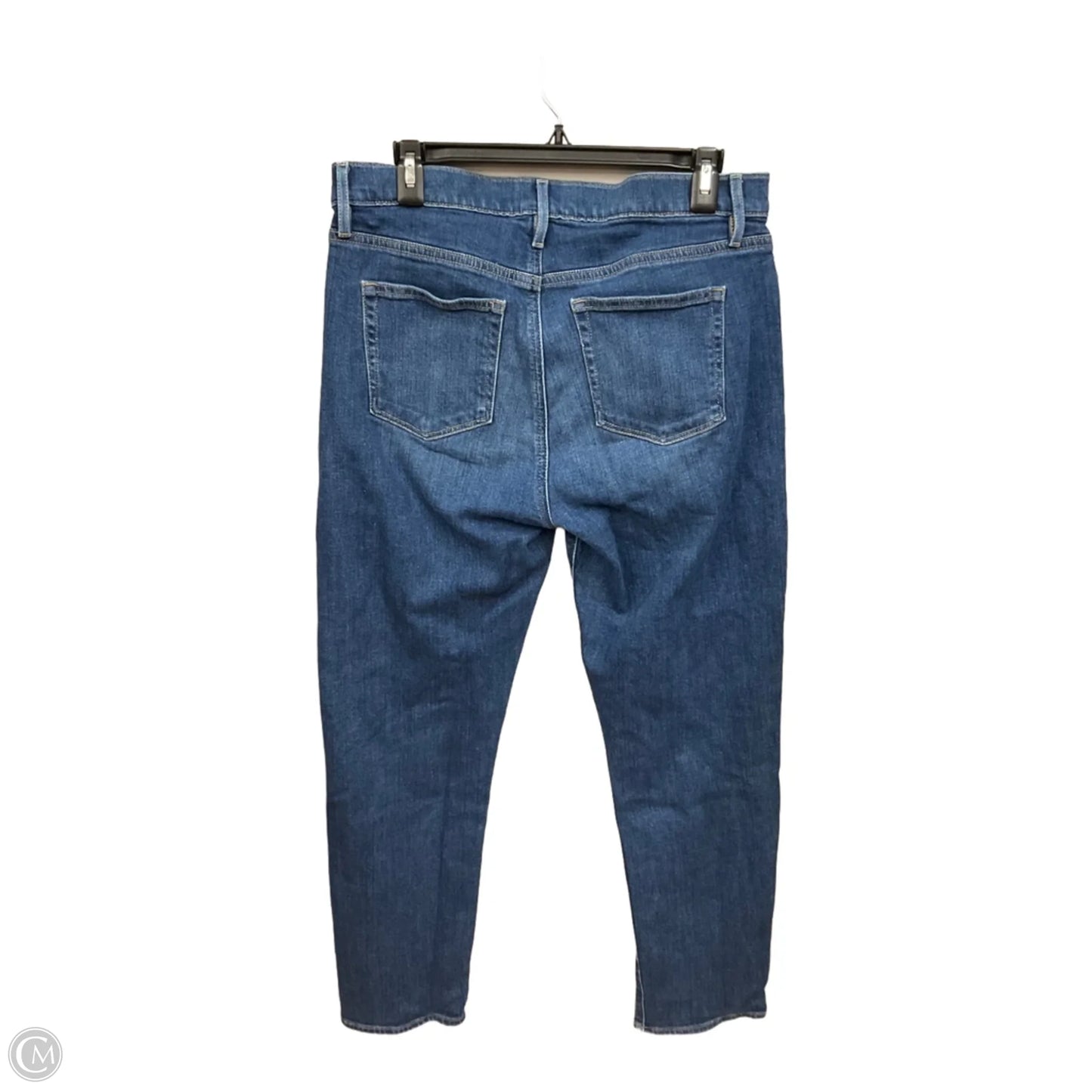 Jeans Straight By Loft In Blue Denim, Size: 10