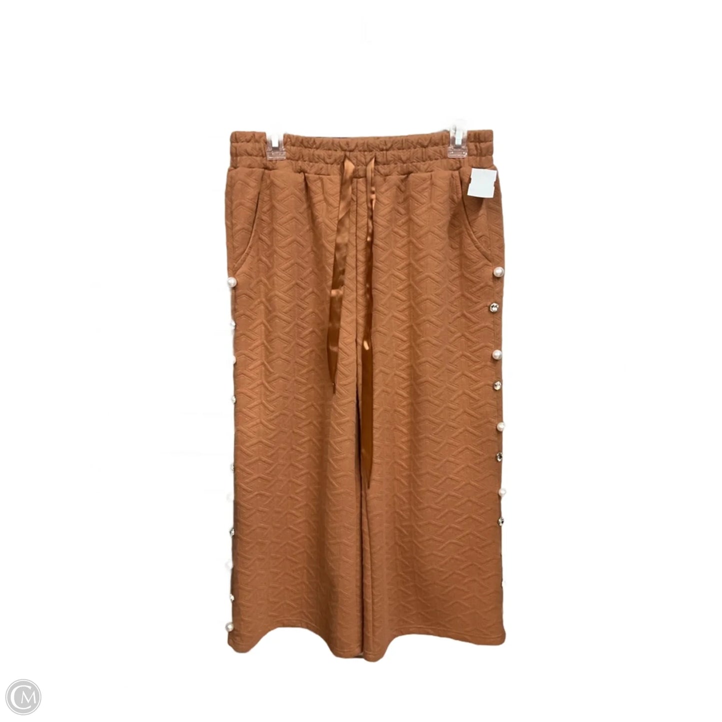 Pants Lounge By Simply Southern In Brown, Size: 12