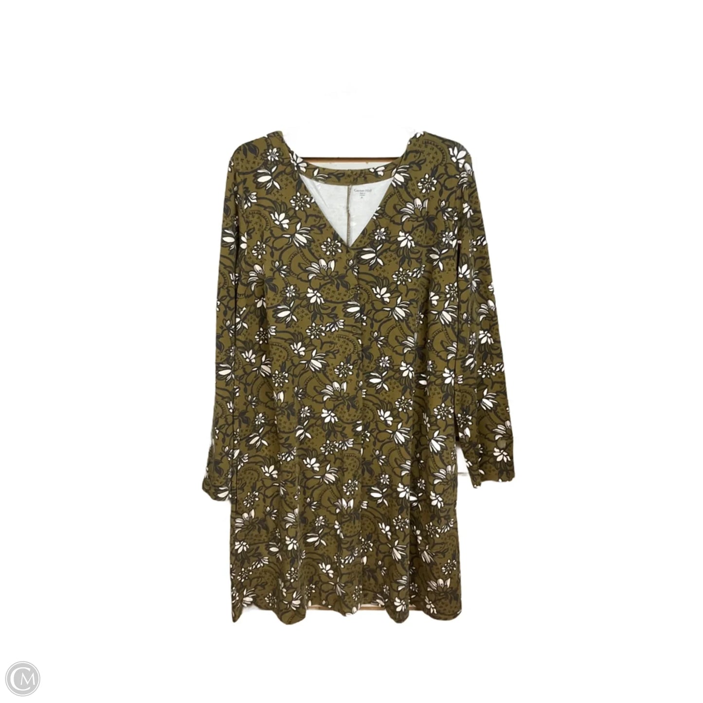 Dress Casual Short By Garnet Hill In Floral Print, Size: Xl