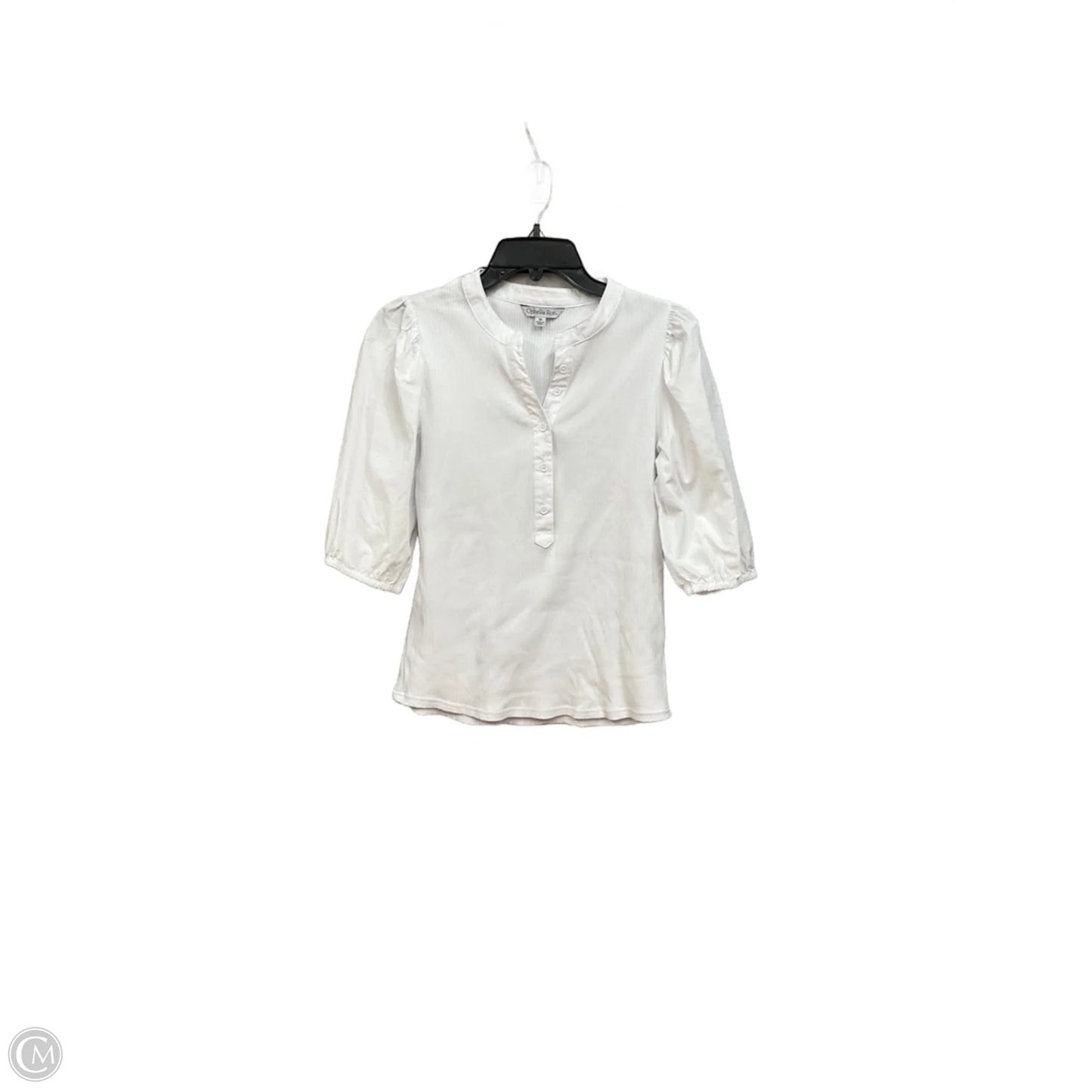 Top Short Sleeve Basic By Ophelia Roe In White, Size: M