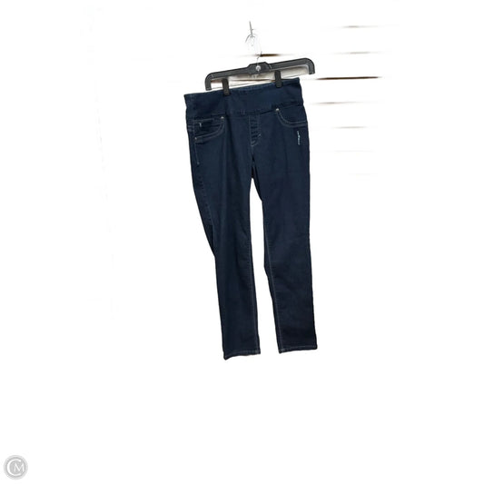 Jeans Straight By Rock And Republic In Blue Denim, Size: 8