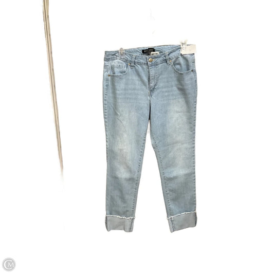 Jeans Straight By D Jeans In Blue Denim, Size: 8