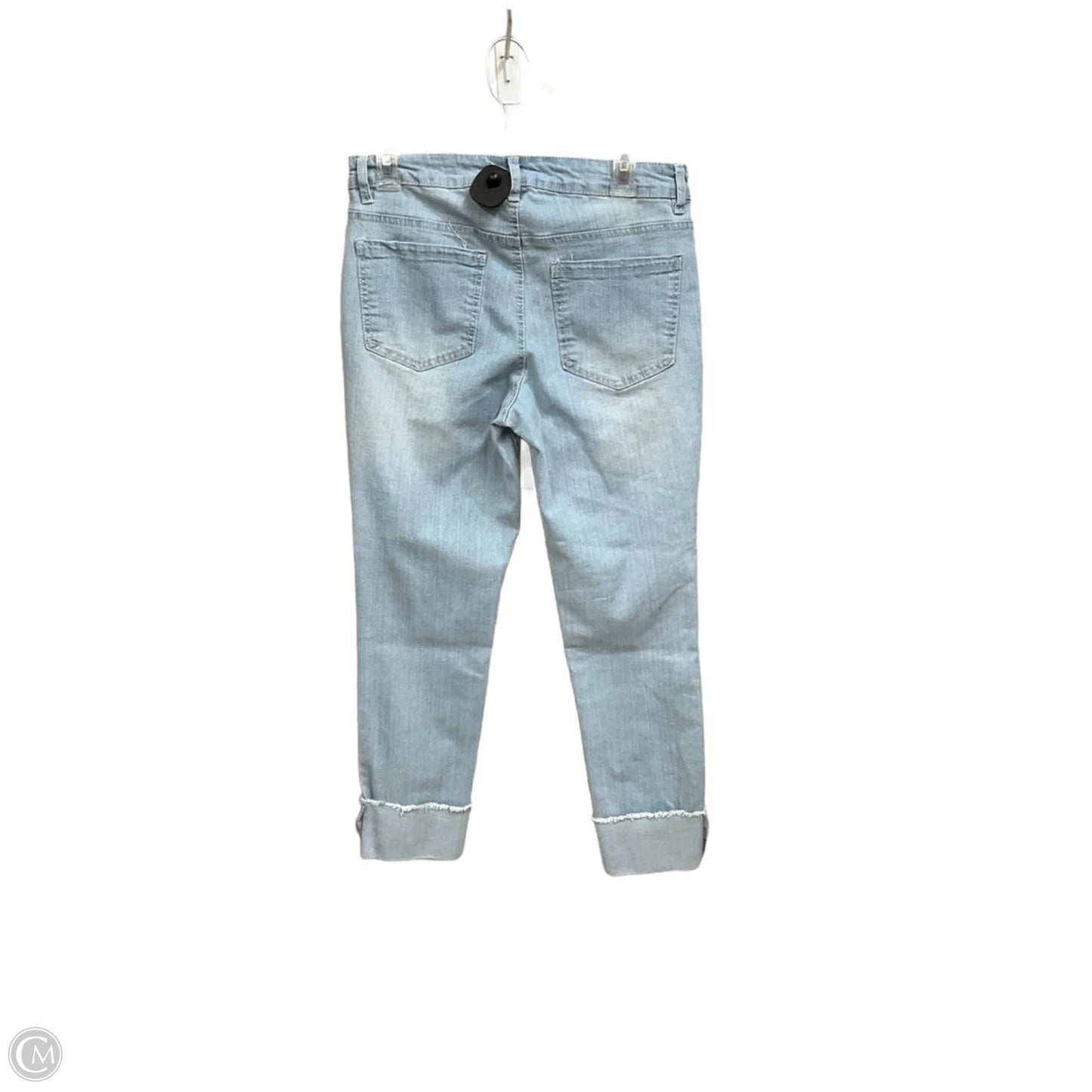 Jeans Straight By D Jeans In Blue Denim, Size: 8