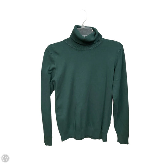 Top Long Sleeve Basic By Calvin Klein In Green, Size: L