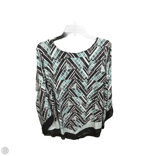 Top Long Sleeve By Alfani In Multi-colored, Size: 3x