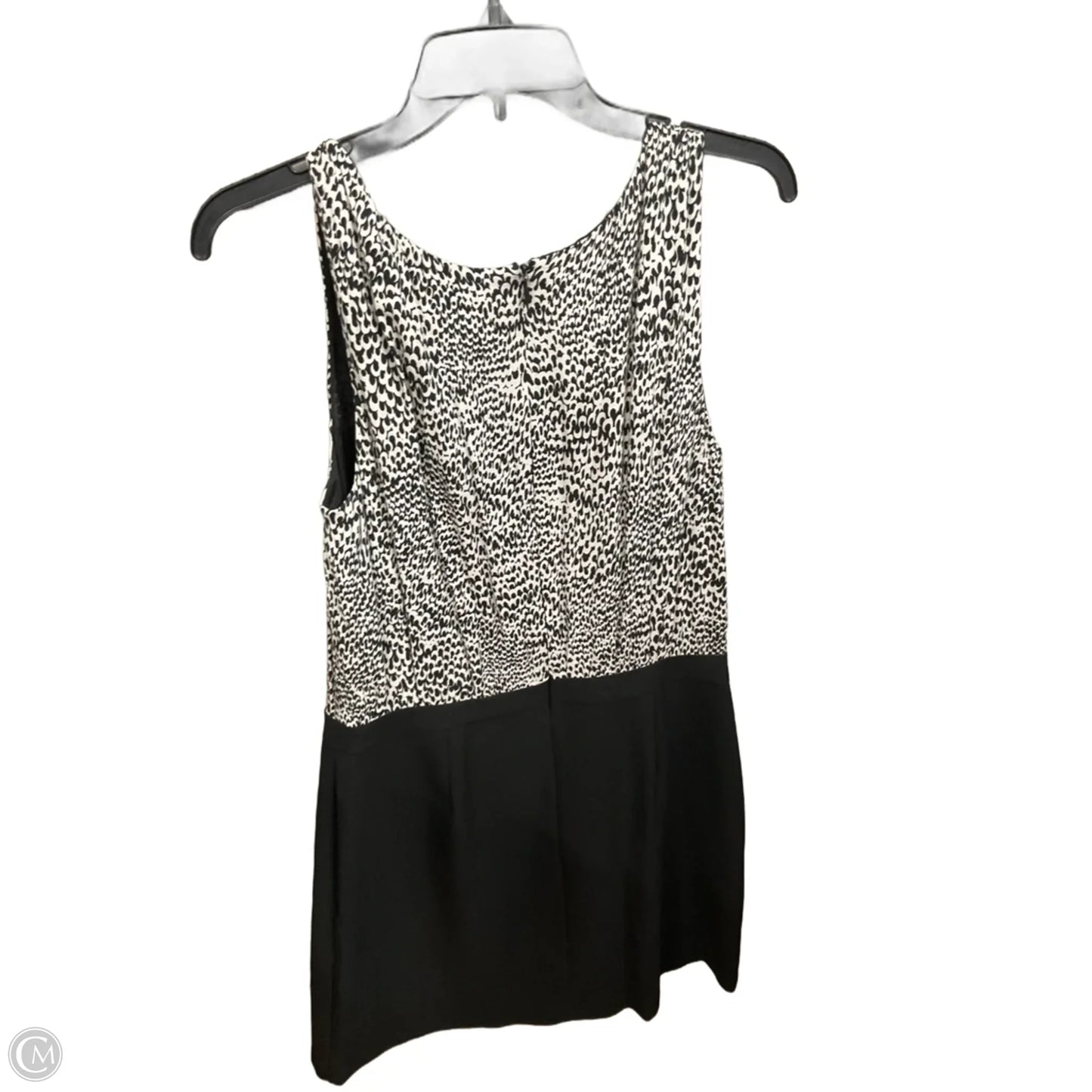 Dress Casual Midi By Loft In Black & White, Size: L