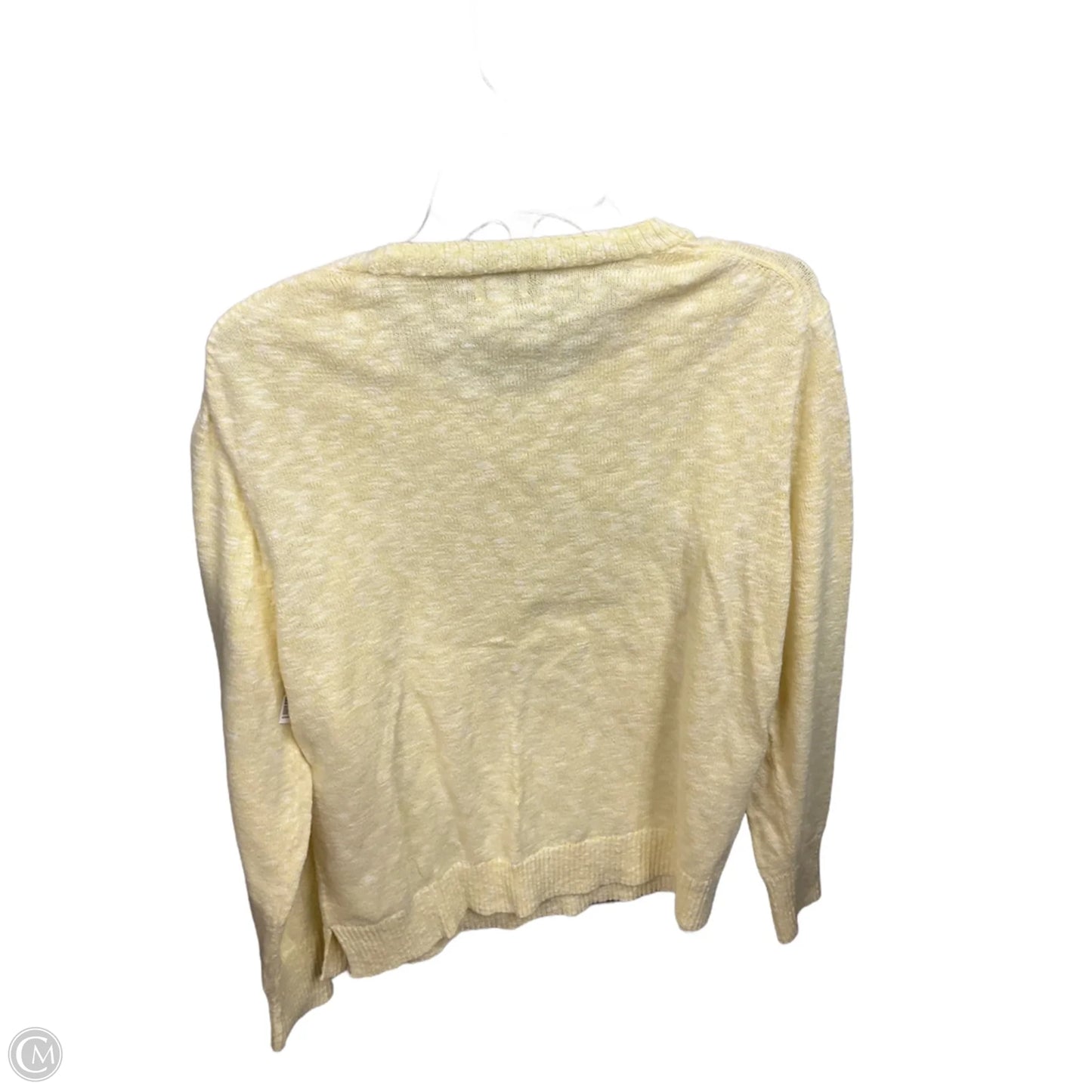 Top Long Sleeve Basic By J. Crew In Yellow, Size: L