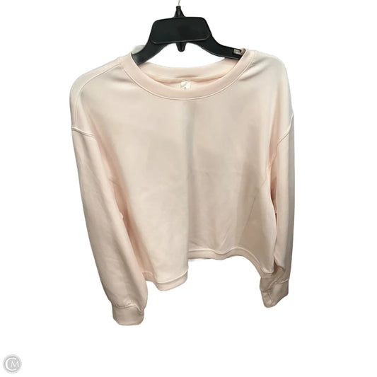 Top Long Sleeve Basic By Colorfulkoala In Pink, Size: L