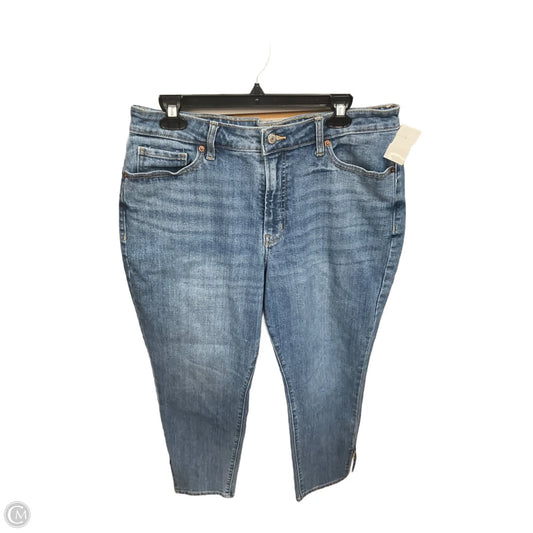 Jeans Straight By Old Navy In Blue Denim, Size: 14