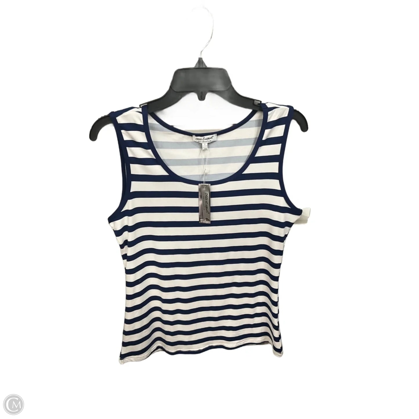 Top Sleeveless By Clothes Mentor In Striped Pattern, Size: L
