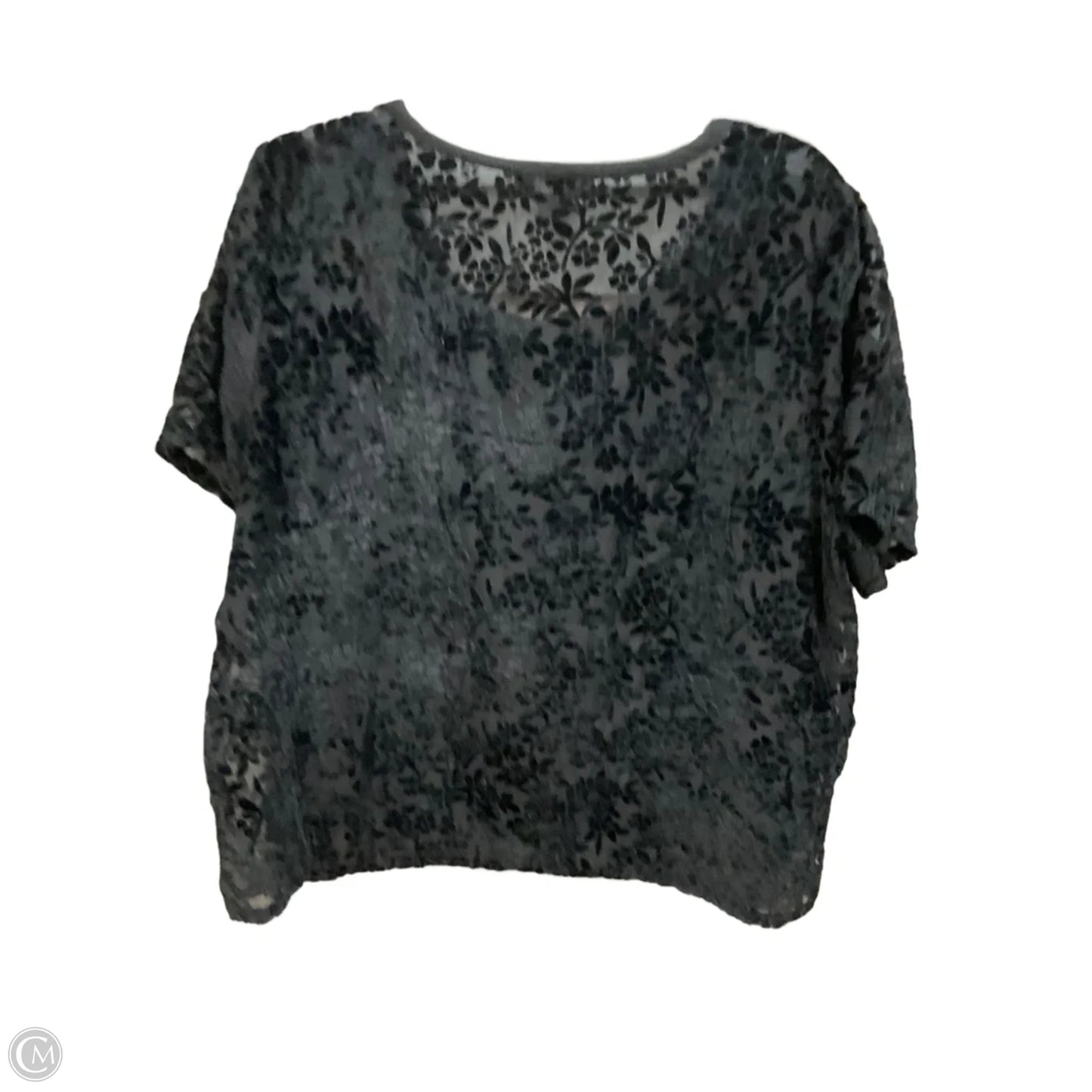 Top Short Sleeve Basic By Lucky Brand In Black, Size: Xl