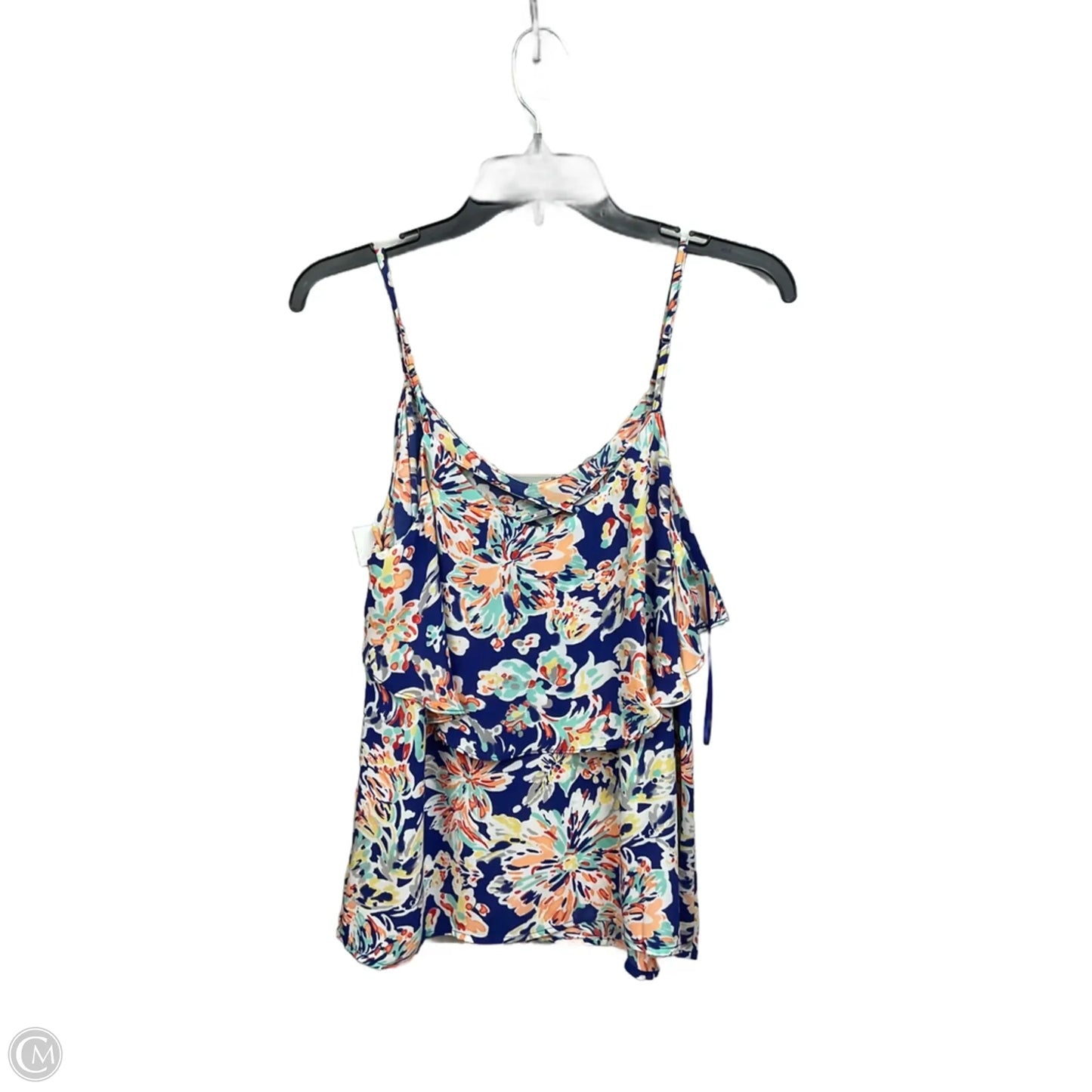 Top Sleeveless By Skies Are Blue In Floral Print, Size: S