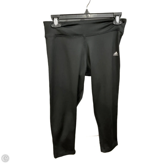 Athletic Capris By Adidas In Black, Size: S