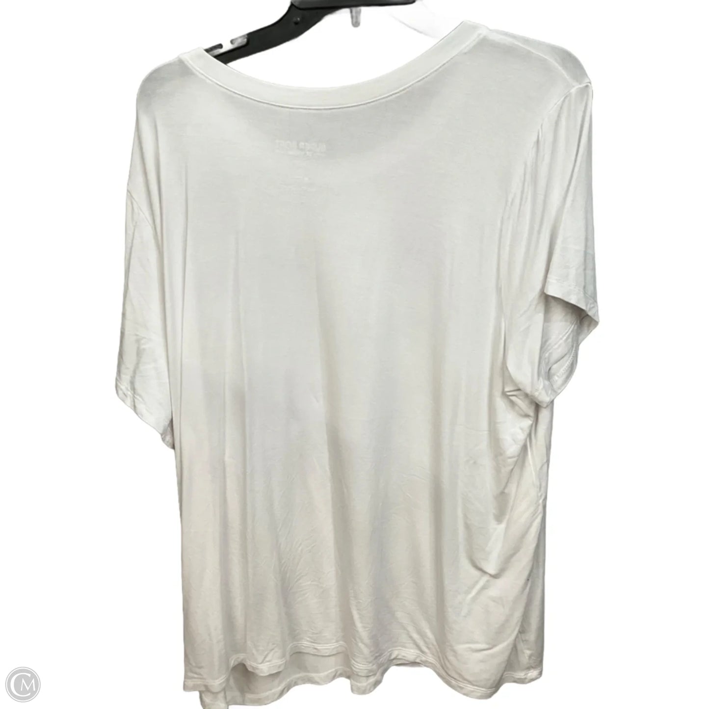 Top Short Sleeve Basic By Torrid In White, Size: 3x