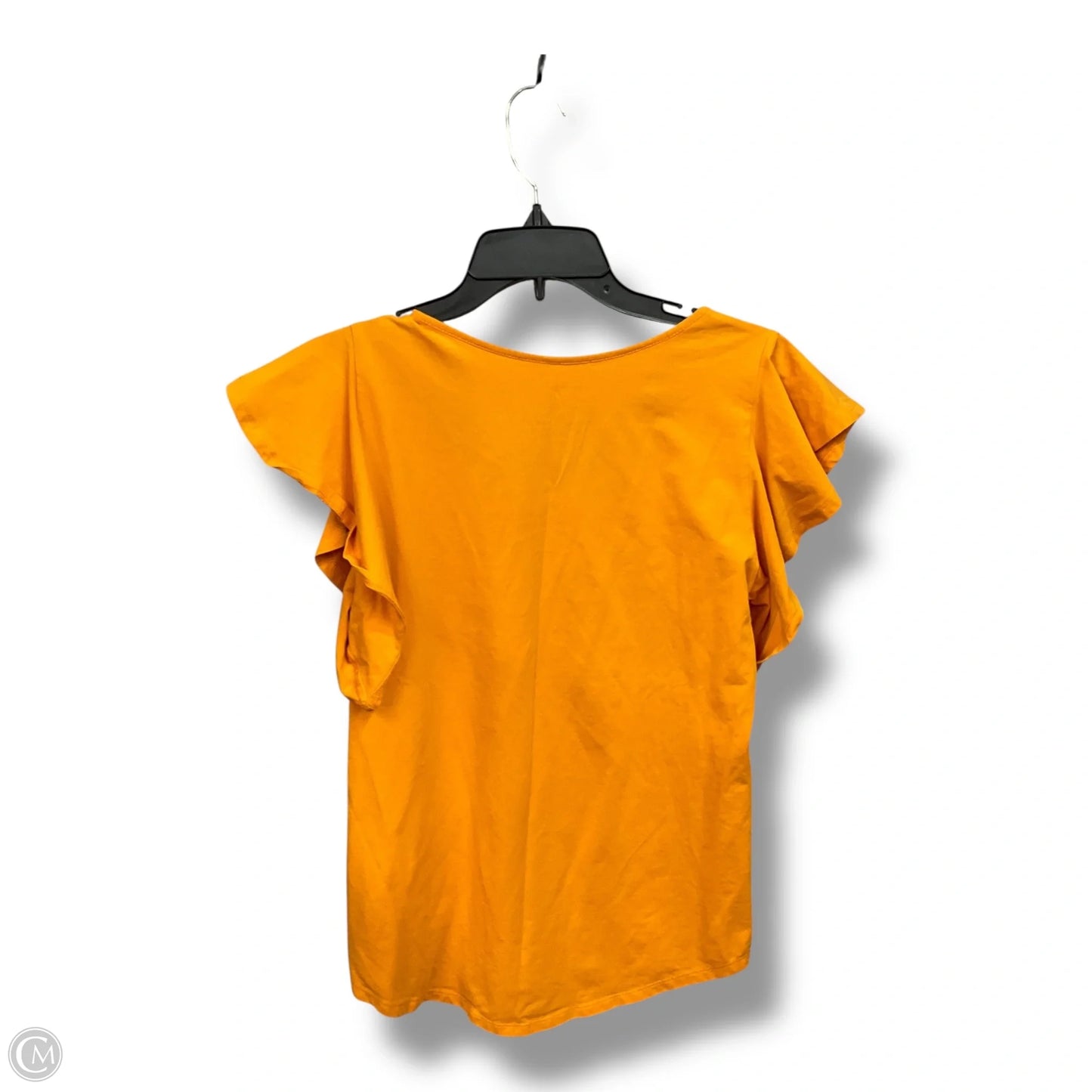 Top Short Sleeve By Clothes Mentor In Orange, Size: M
