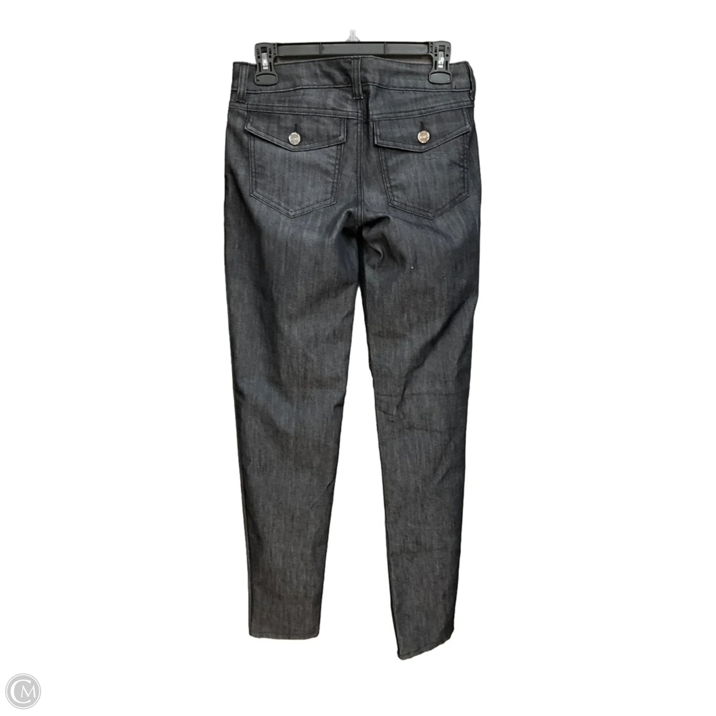 Jeans Straight By Clothes Mentor In Black Denim, Size: 2