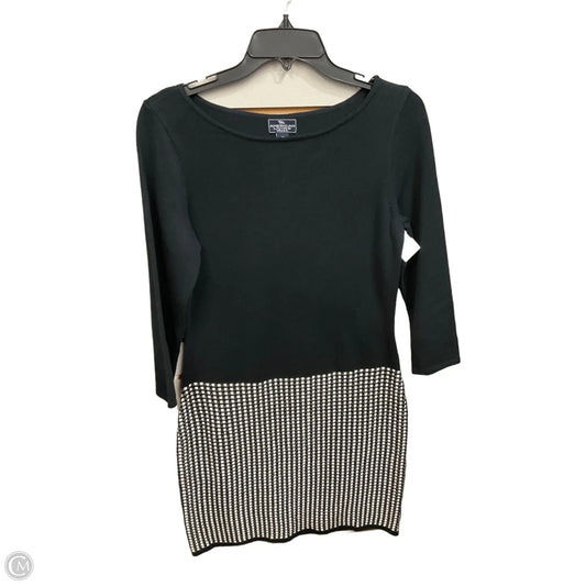 Dress Casual Short By American Living In Black & Cream, Size: M