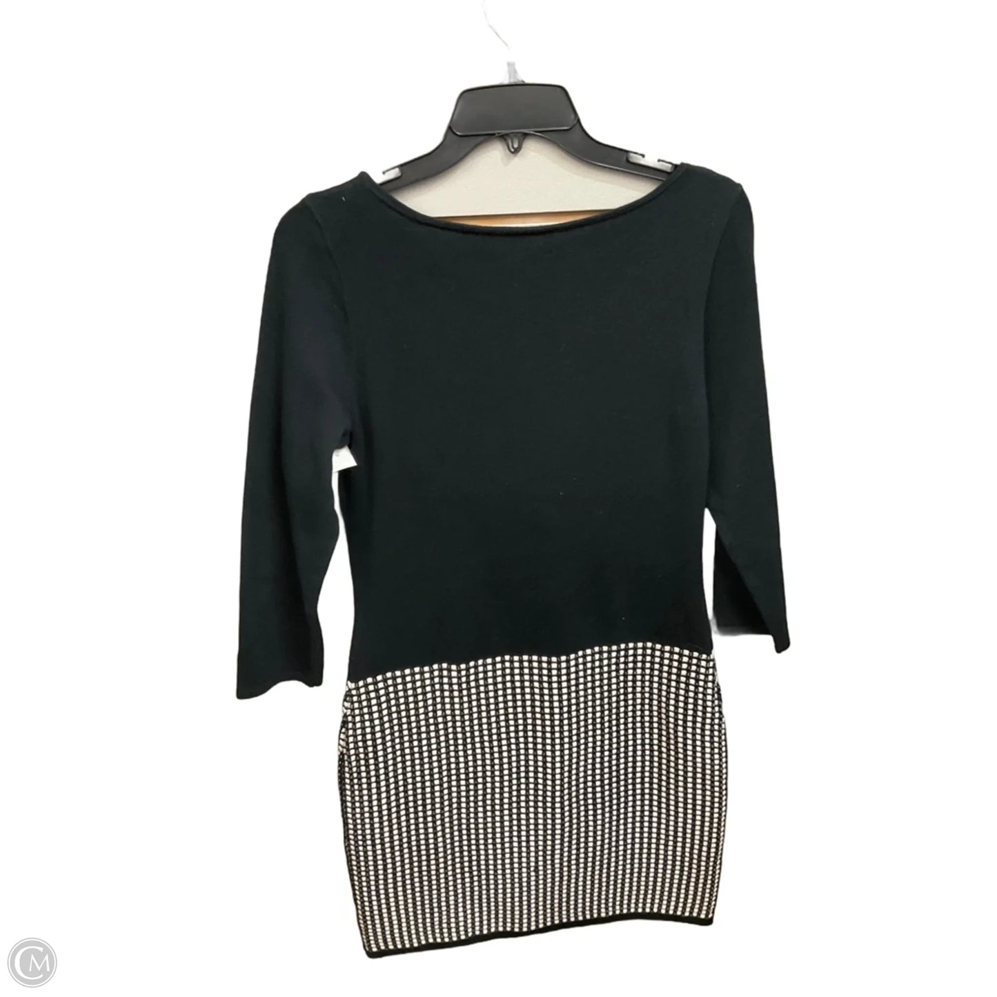 Dress Casual Short By American Living In Black & Cream, Size: M
