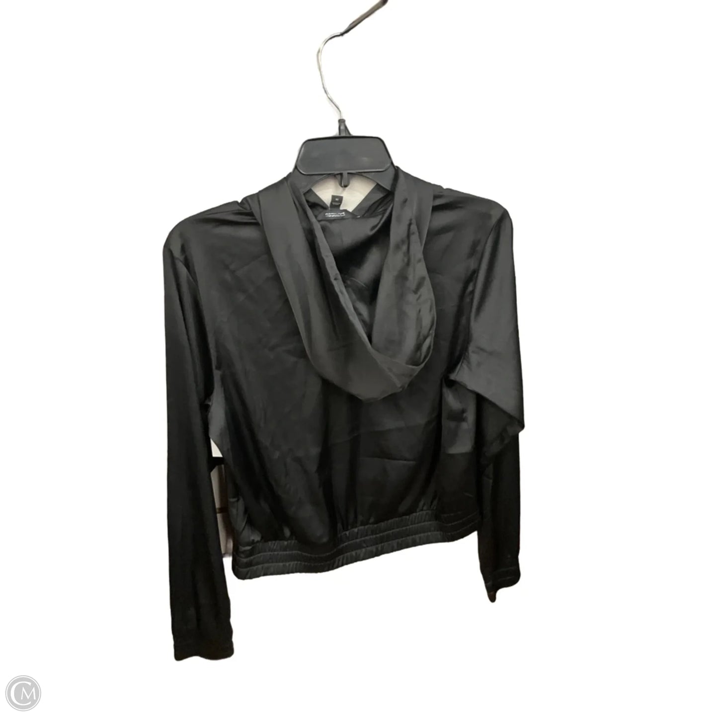 Athletic Top Long Sleeve Hoodie By Express In Black, Size: Xs