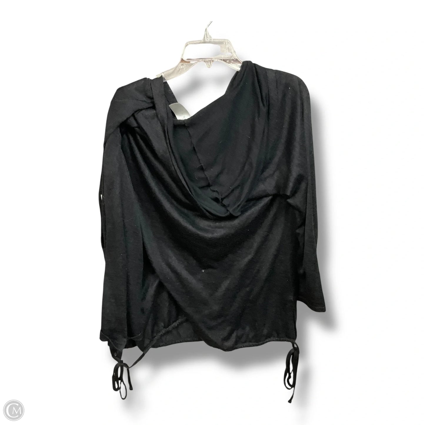 Top Long Sleeve Basic By Kona Sol In Black, Size: Xl