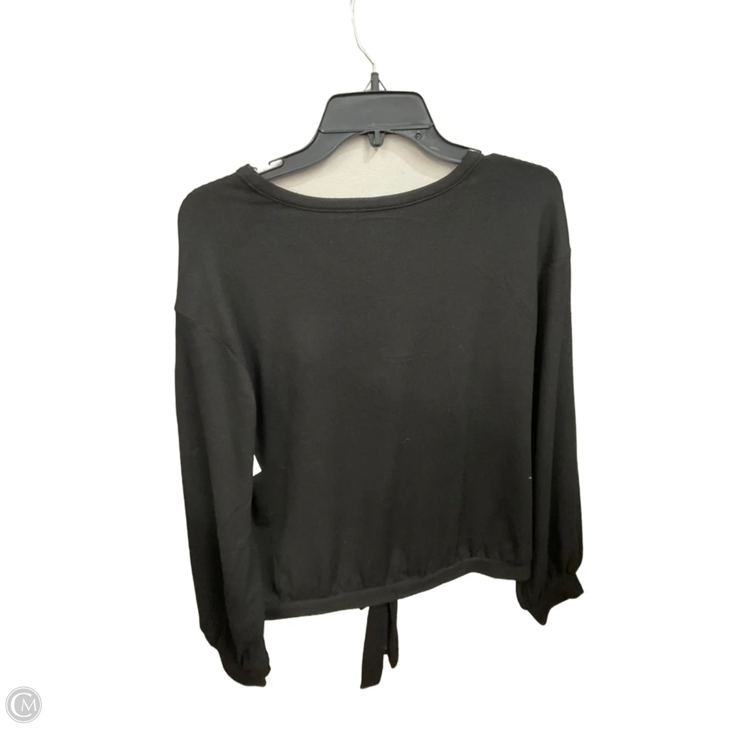Top Long Sleeve Basic By Retrology In Black, Size: S