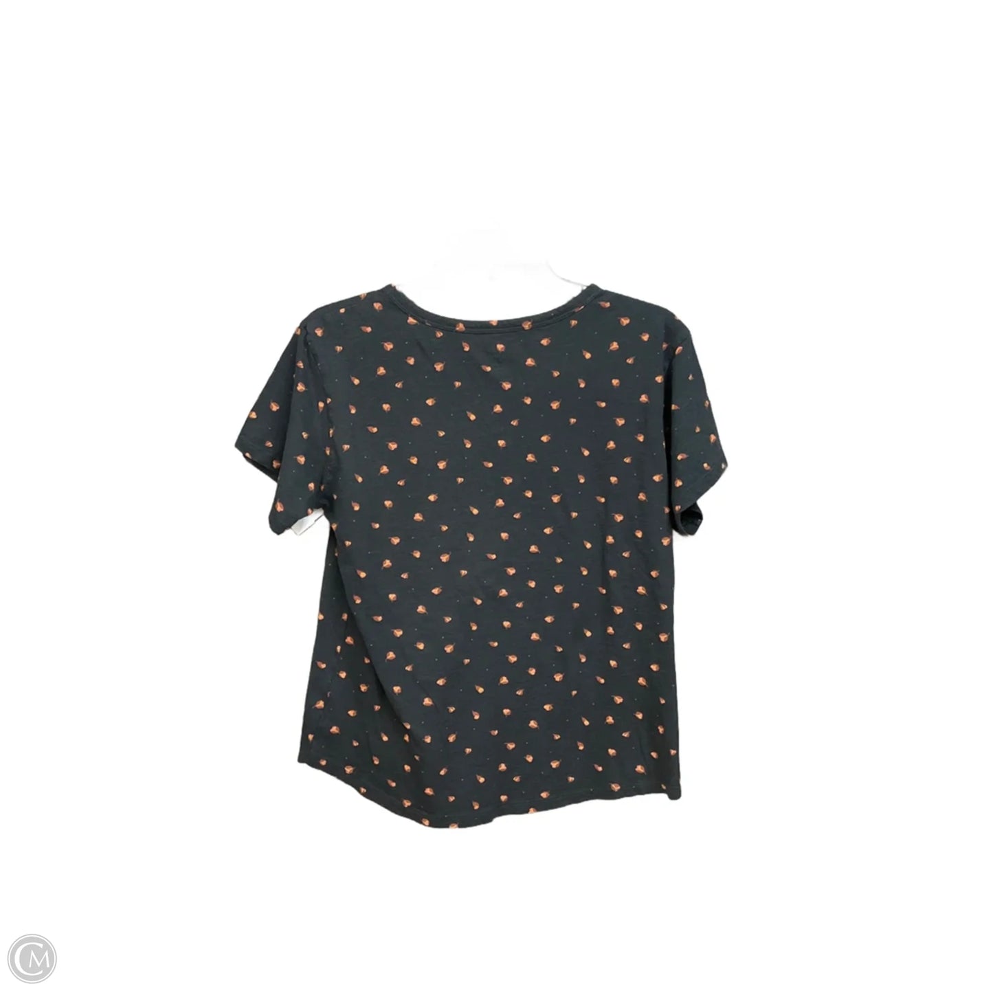 Top Short Sleeve By Ana In Grey, Size: M
