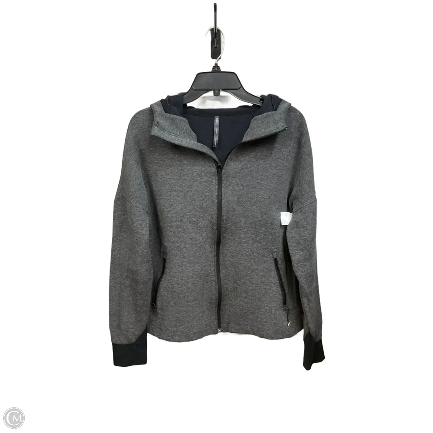 Athletic Jacket By Rei In Grey, Size: M