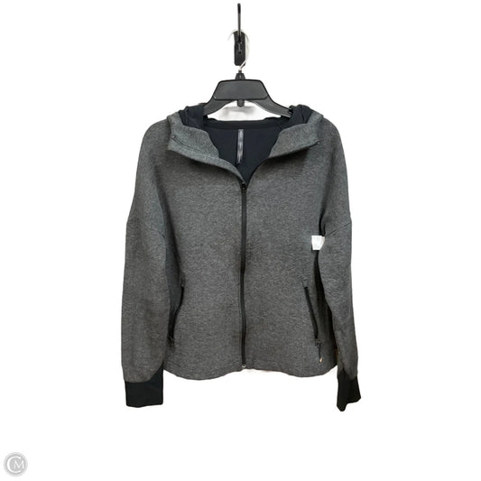 Athletic Jacket By Rei In Grey, Size: M