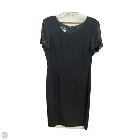 Dress Casual Midi By Donna Morgan In Black, Size: L