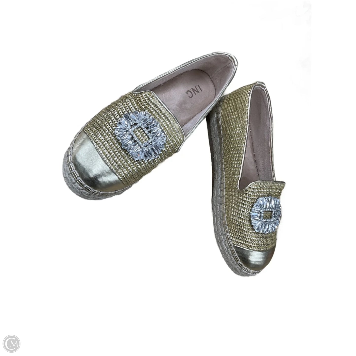 Shoes Flats By Inc In Gold, Size: 9