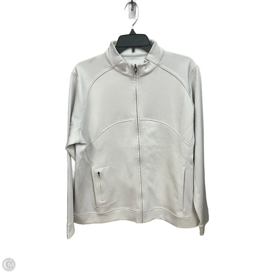 Athletic Jacket By Cutter And Buck In Grey, Size: Xl