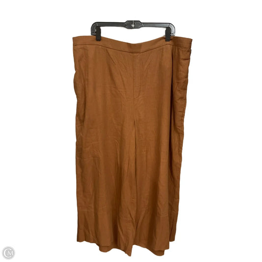 Pants Cropped By Banana Republic In Brown, Size: 18