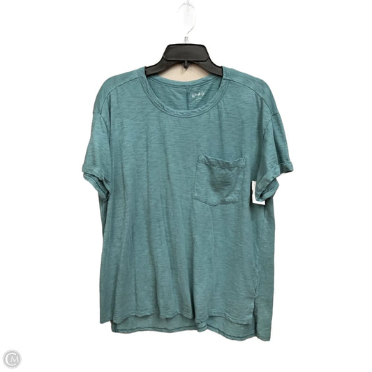Top Short Sleeve Basic By Wonderly In Green, Size: L
