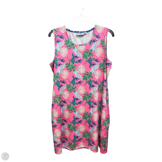 Dress Casual Short By Cmc In Tropical Print, Size: M