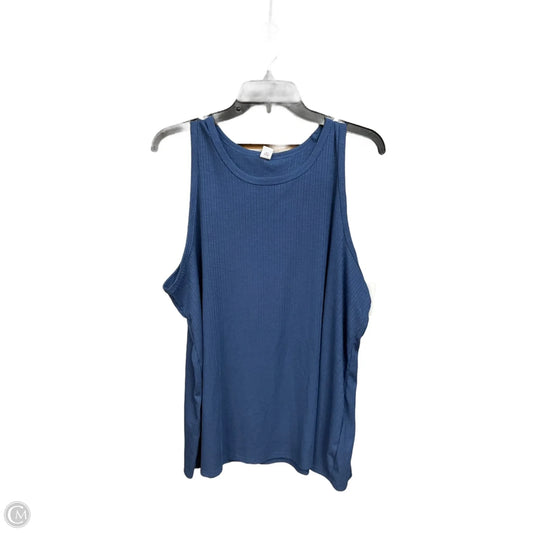 Top Sleeveless Basic By Old Navy In Blue, Size: Xl