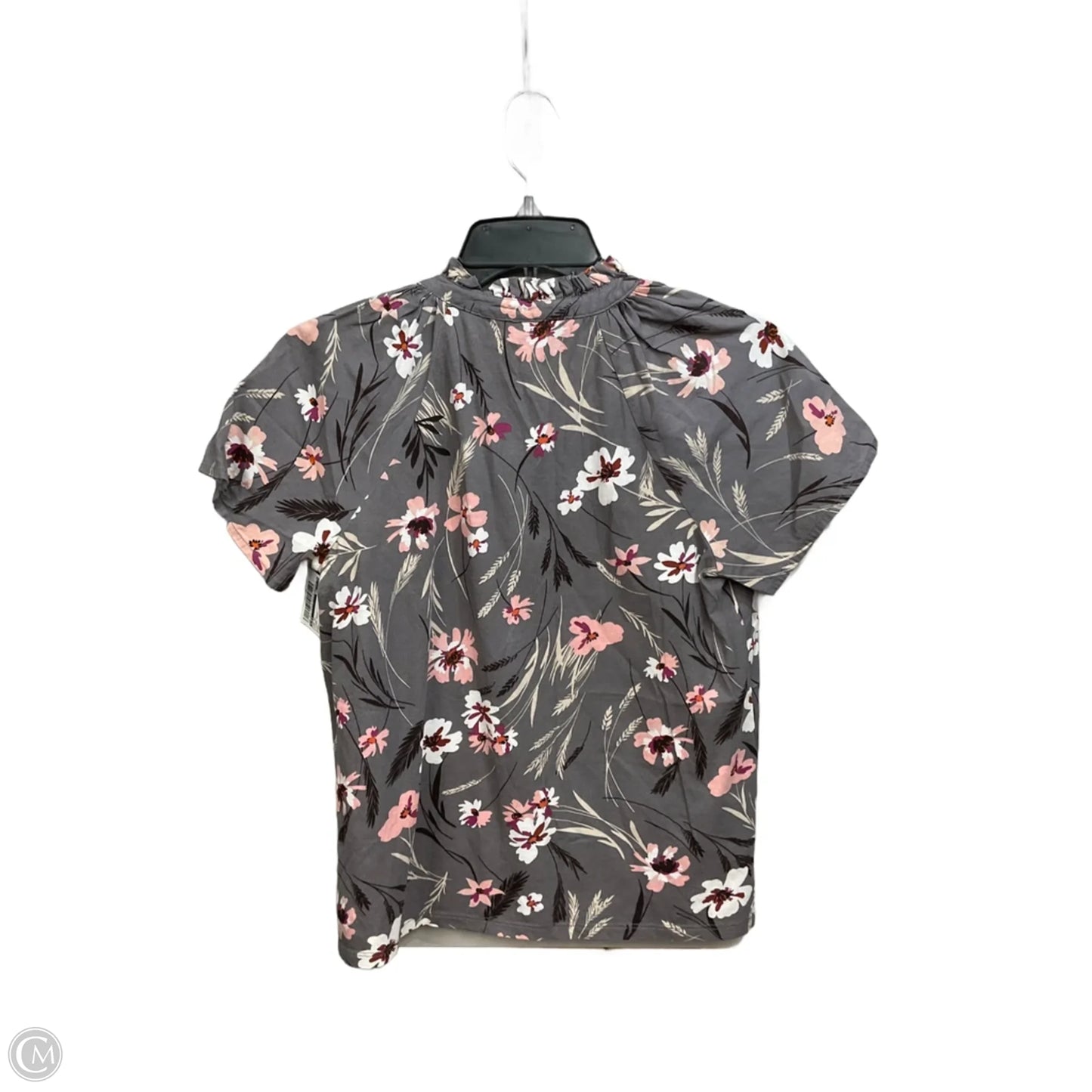 Top Short Sleeve By Loft In Floral Print, Size: Sp