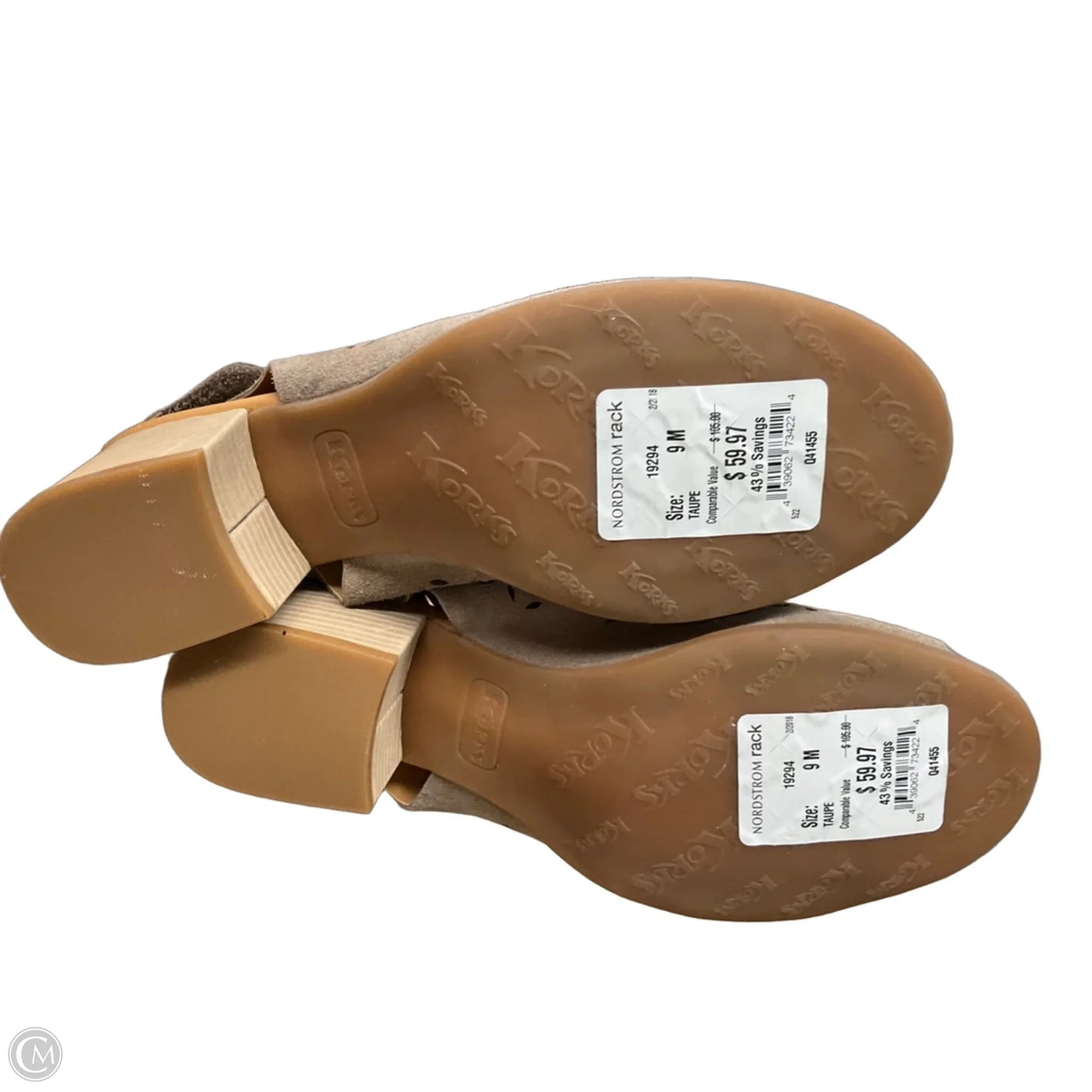 Shoes Heels Block By Nordstrom In Beige, Size: 9