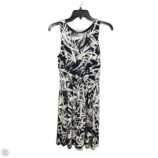 Dress Casual Short By Loft In Blue & White, Size: Xs