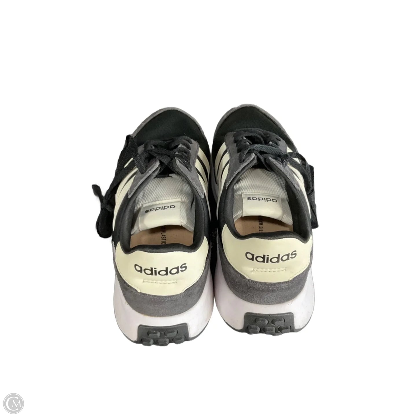 Shoes Sneakers By Adidas In Black & White, Size: 7.5