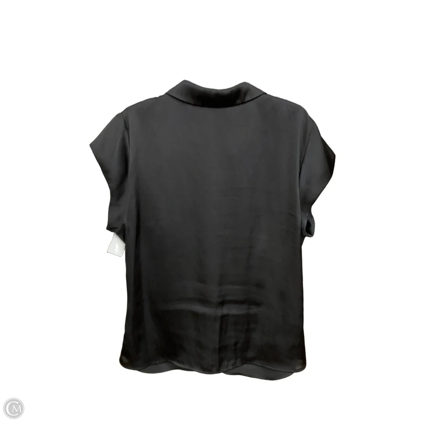 Blouse Short Sleeve By Dr2 In Black, Size: Xl