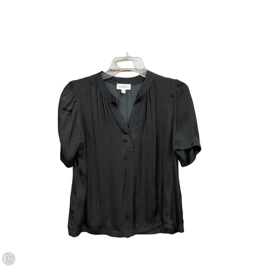 Top Short Sleeve By Evereve In Black, Size: S