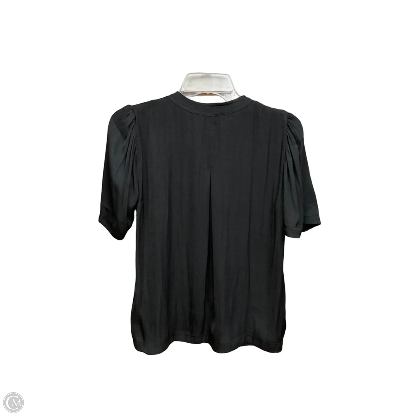 Top Short Sleeve By Evereve In Black, Size: S