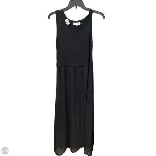 Dress Casual Maxi By Calvin Klein In Black, Size: S