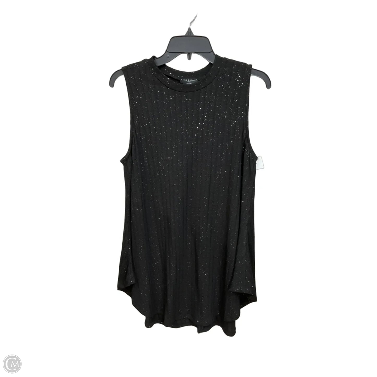 Top Sleeveless By Lane Bryant In Black, Size: L