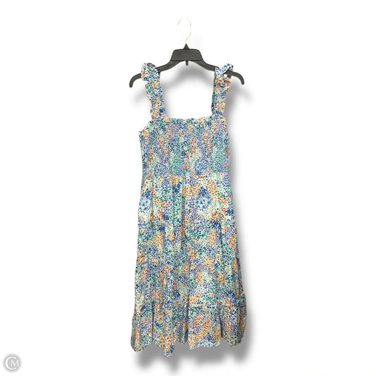 Dress Casual Maxi By J. Crew In Floral Print, Size: L
