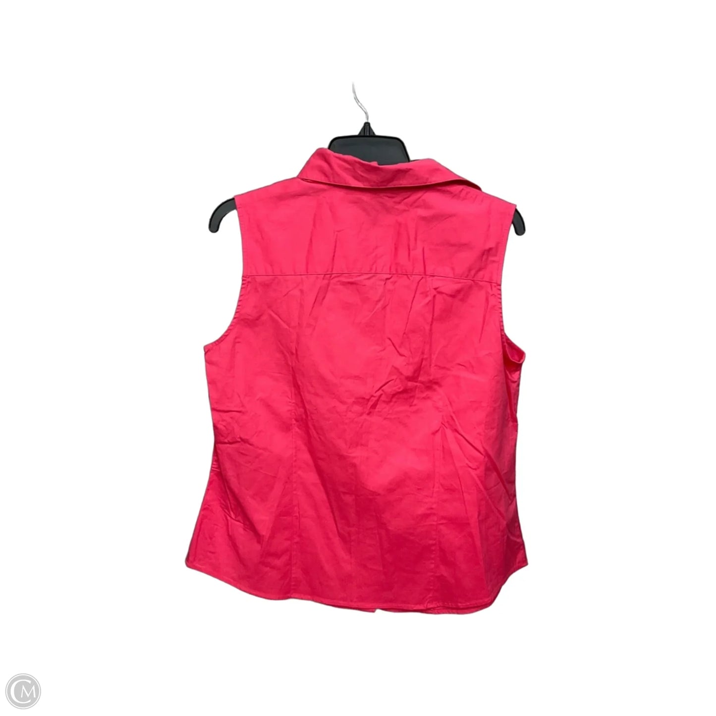 Top Sleeveless Basic By Karen Scott In Pink, Size: L