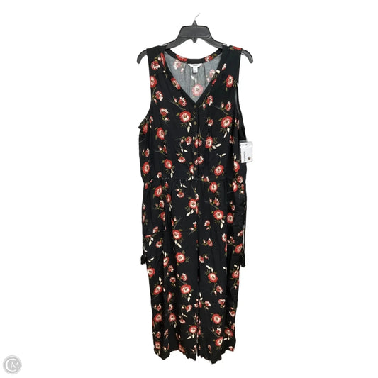 Jumpsuit By Sonoma In Floral Print, Size: Xl