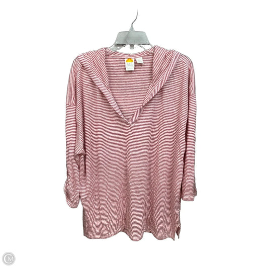 Top Long Sleeve By C And C In Striped Pattern, Size: 3x