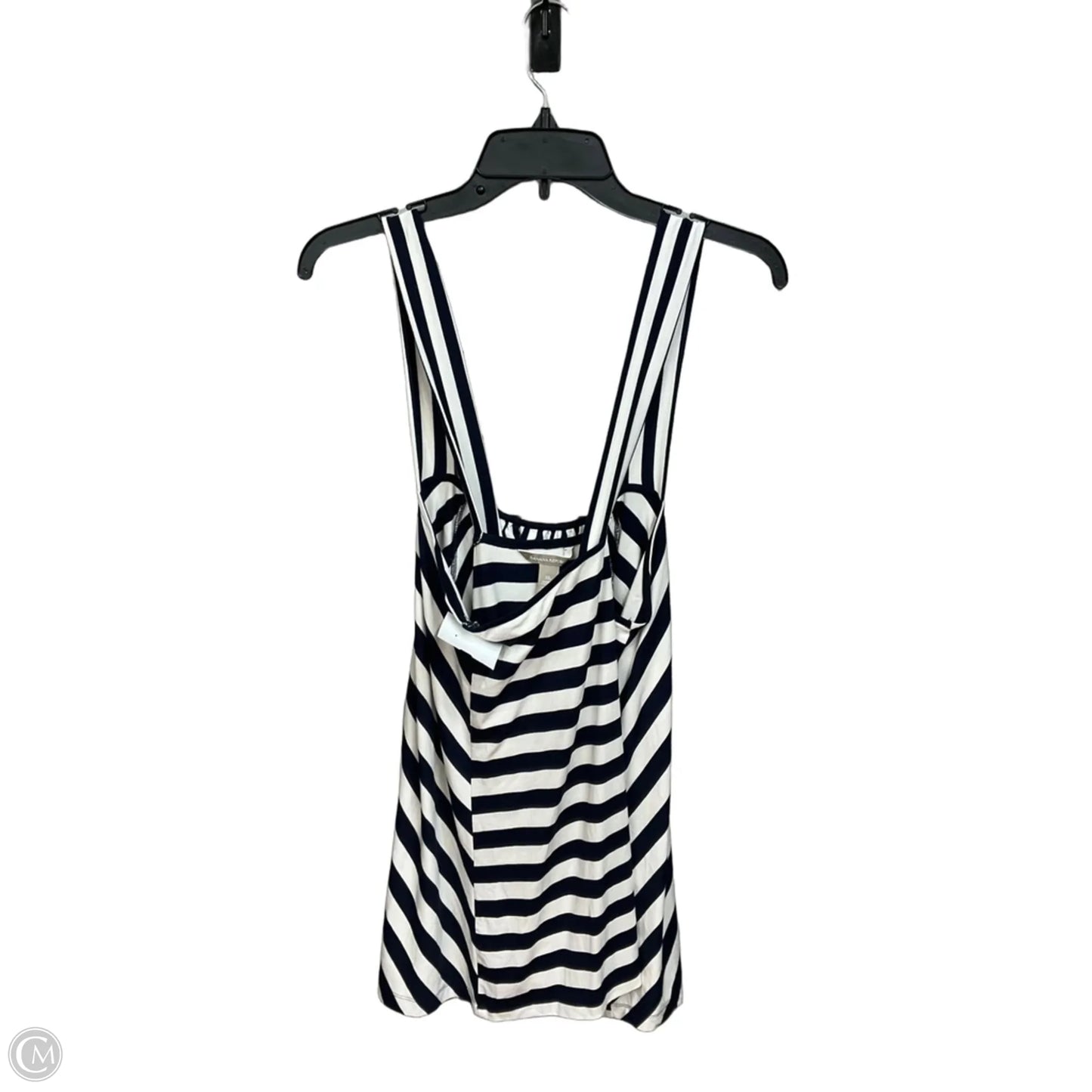 Top Sleeveless By Banana Republic In Striped Pattern, Size: Xl